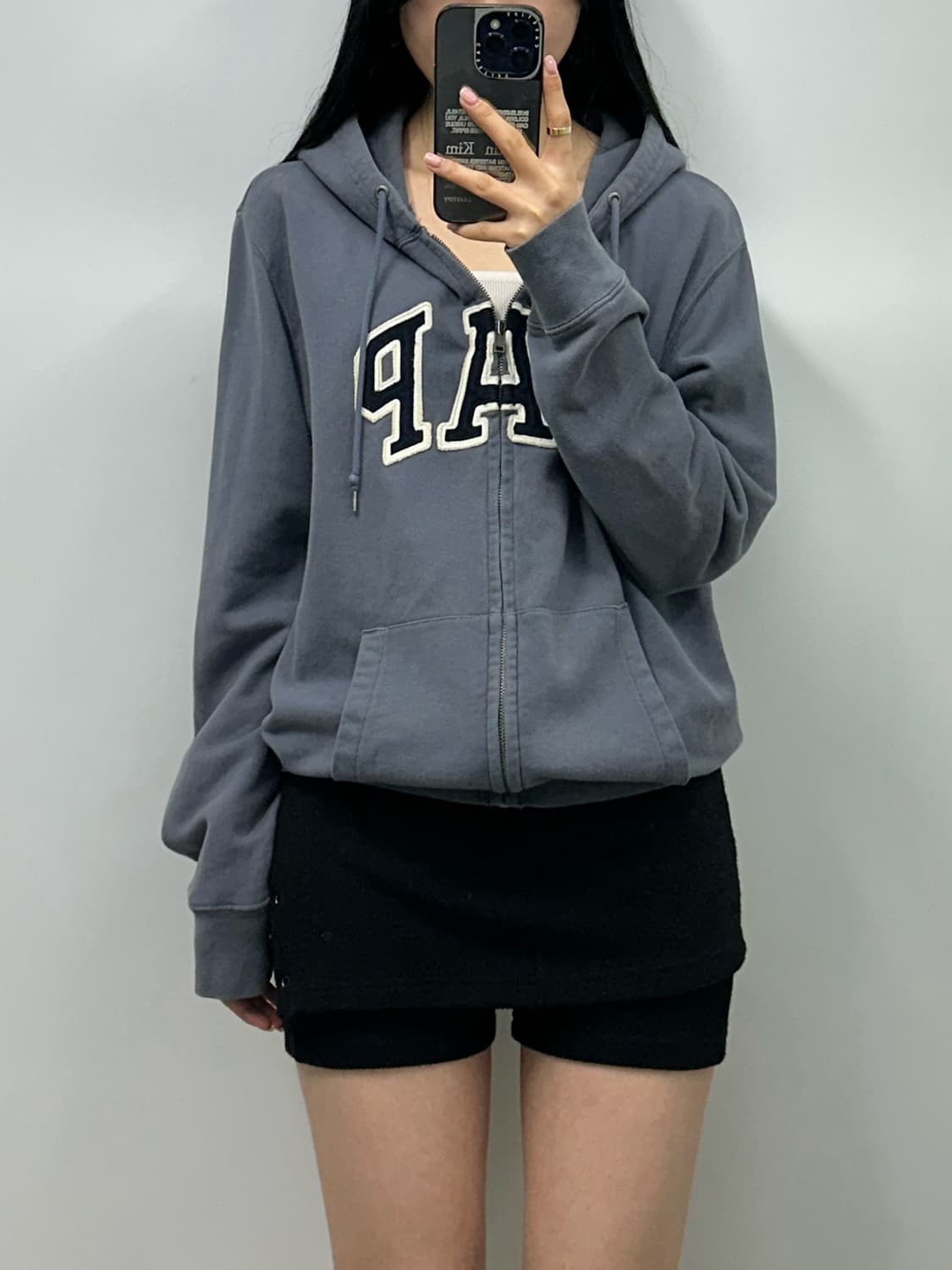 Gap 갭 다크그레이 후드집업 상품이미지1
