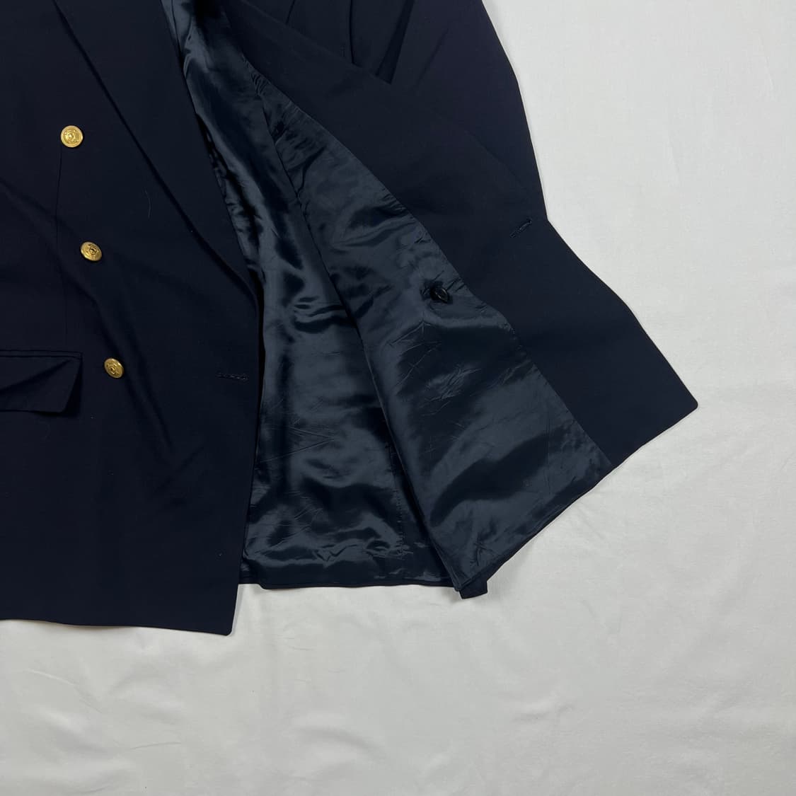 80‘s 폴로 유니버시티 클럽 랄프로렌 더블 블레이저 자켓 상품이미지5