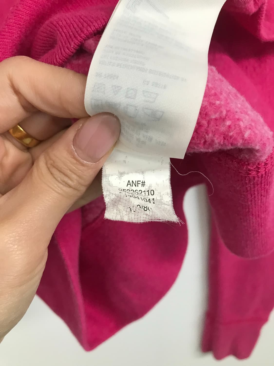 아베크롬비 y2k 와투케 핑크 딱붙 후드집업 상품이미지5