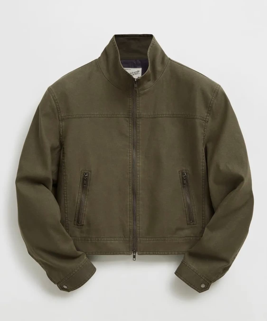 엘무드 페이즈 텐셀 트러커 자켓 카키 상품이미지1