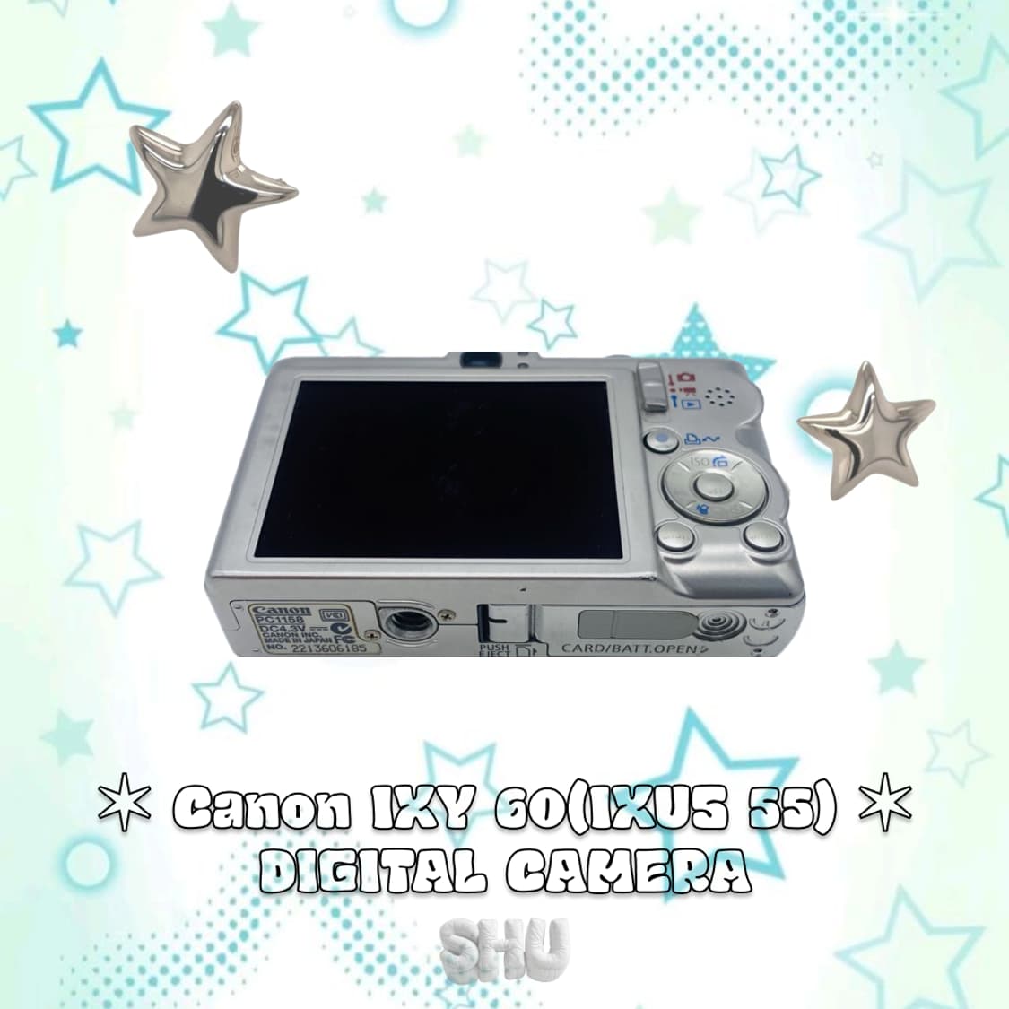 캐논 익시 IXY 60(익서스 IXUS 55) 빈티지 디카 실버 상품이미지5