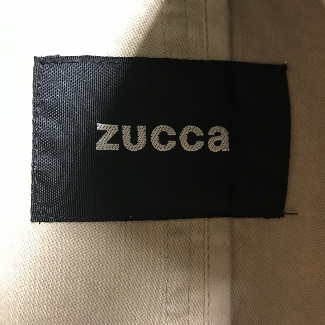 ZUCCA 주카 베이지 코트 S(W) 상품이미지5