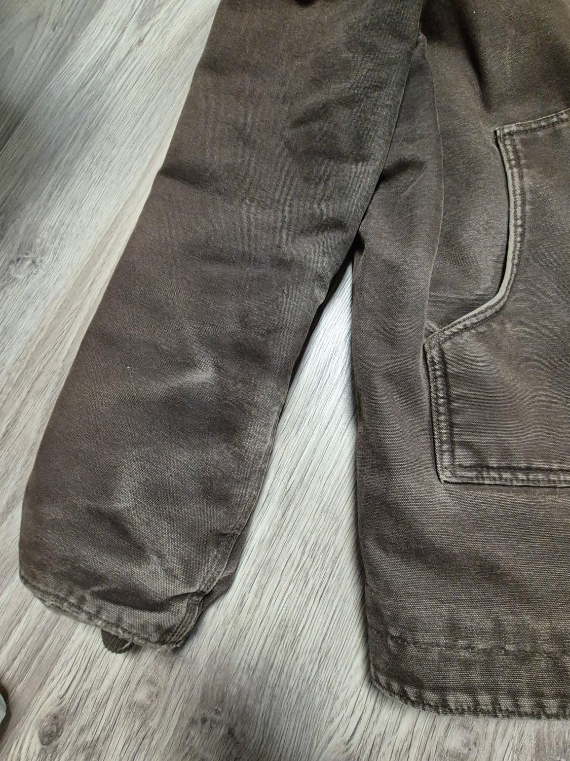 빈티지 칼하트 c61 다크브라운 자켓 상품이미지5