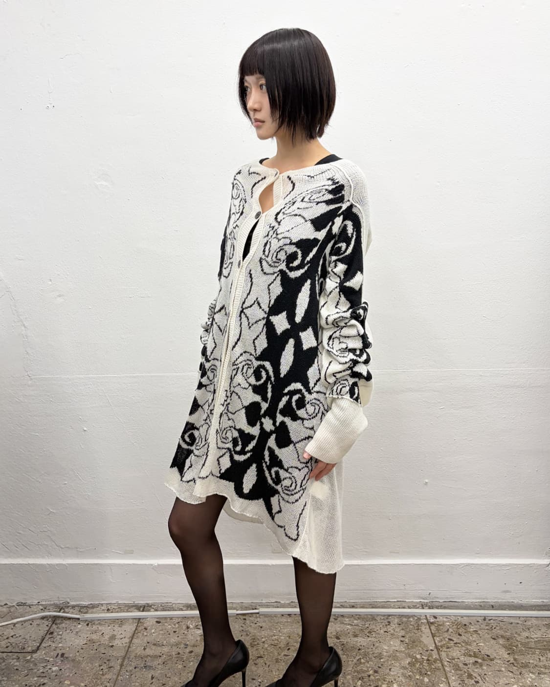 와이즈 오버사이즈 롱 가디건 상품이미지4