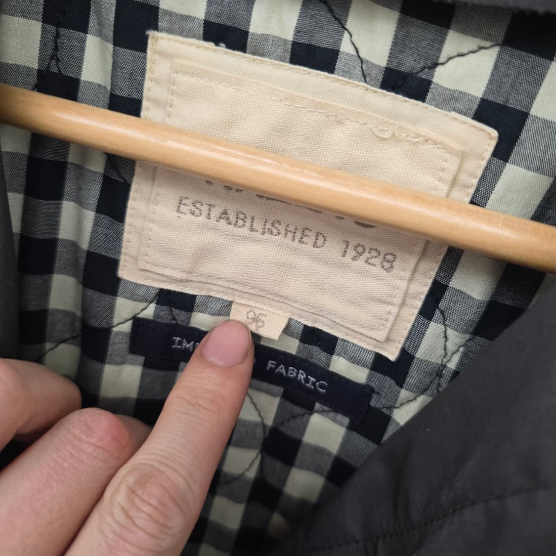 HAZZYS 브라운 남성 코트 상품이미지4