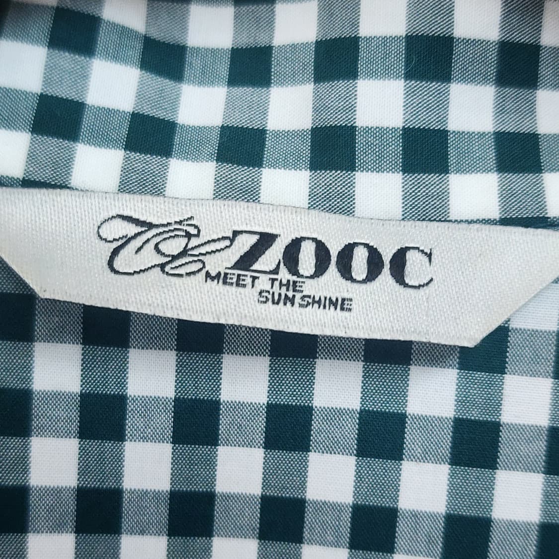 쥬크 체크 셔츠 원피스 상품이미지3