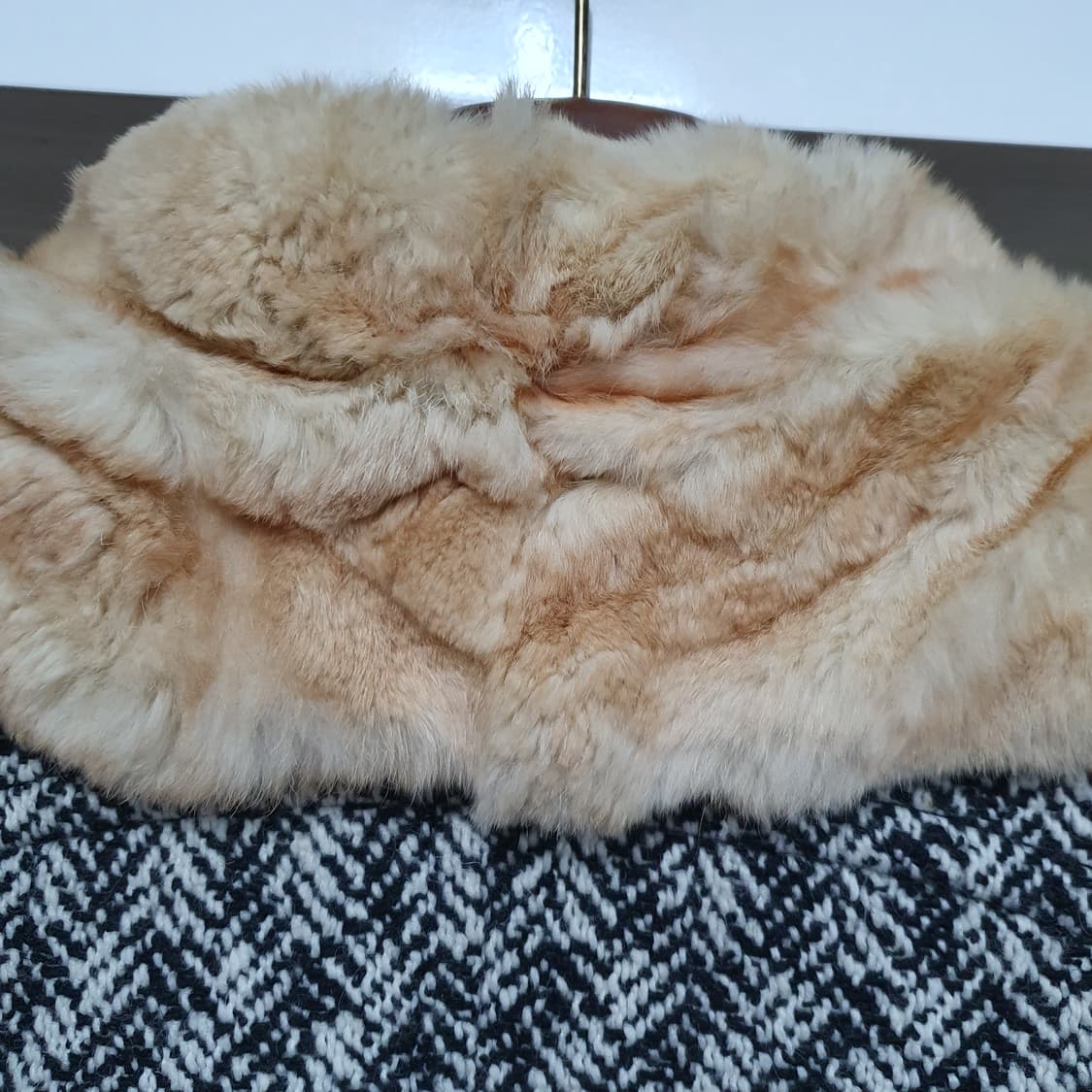 시슬리 토끼털 숄카라 울 자켓 갸루깔 달천깔 라떼갸루 오네갸루 y2k 상품이미지6