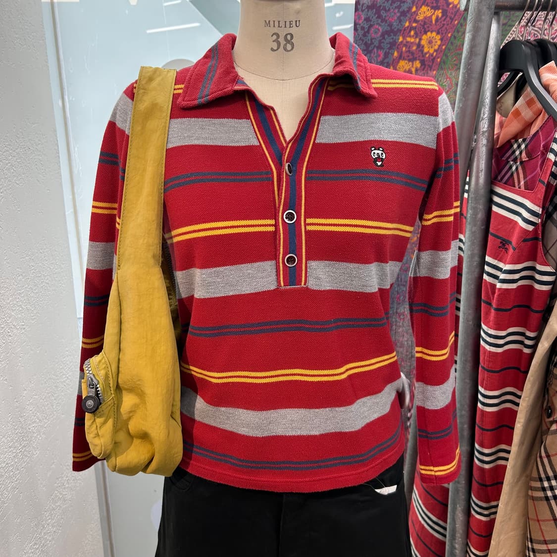 Hysteric Glamour Red  Stripe T-Shirts 상품이미지2