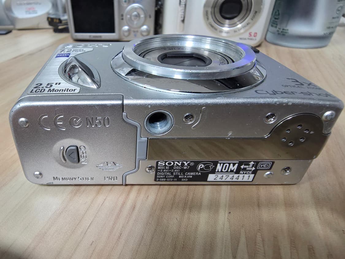 소니 사이버샷 DSC-W7 빈티지 디지털카메라 상품이미지5