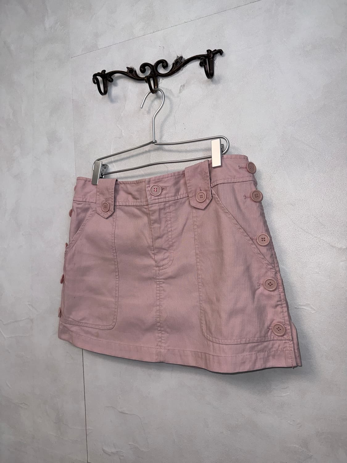 Marc Jacobs baby pink button mini skirt 상품이미지3