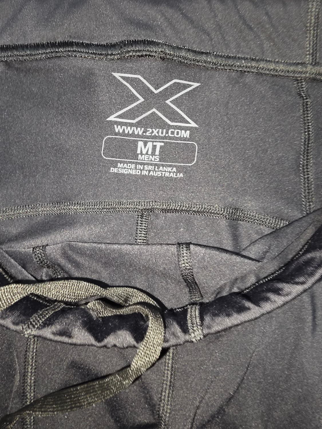 2XU 남성 코어 컴프레션 타이즈 리플렉스 MT -러닝 헬스 달리기 조깅 상품이미지5