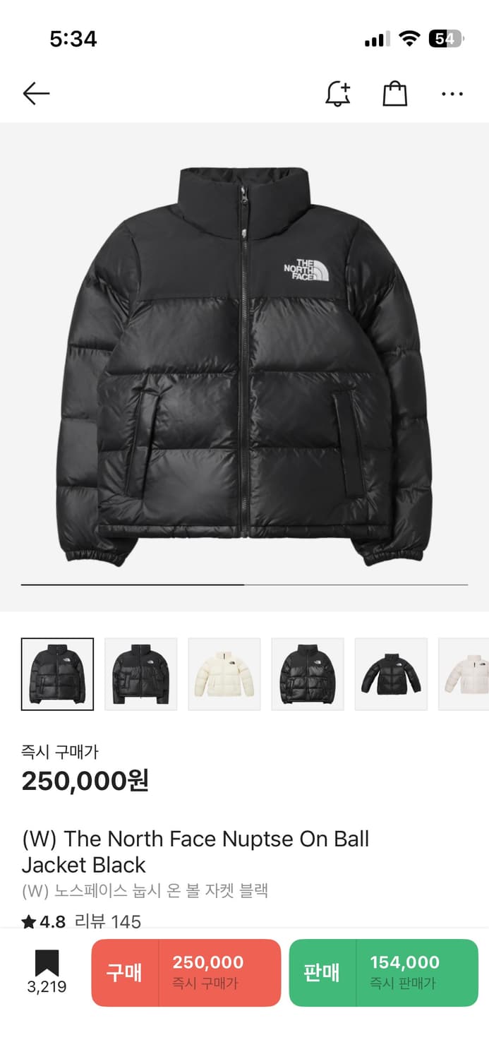 (W)노스페이스 눕시 온볼 자켓 95L NJ3NQ83A 상품이미지1