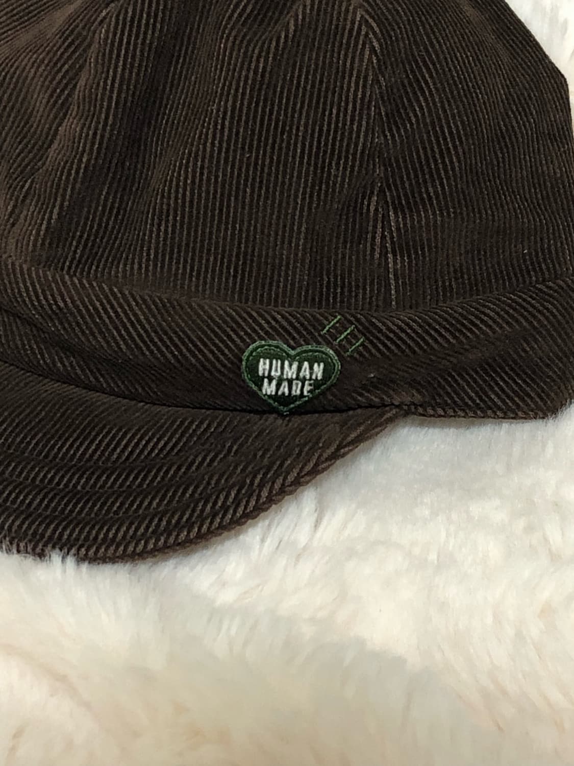 휴먼메이드 코듀로이 라운드캡 브라운 상품이미지1