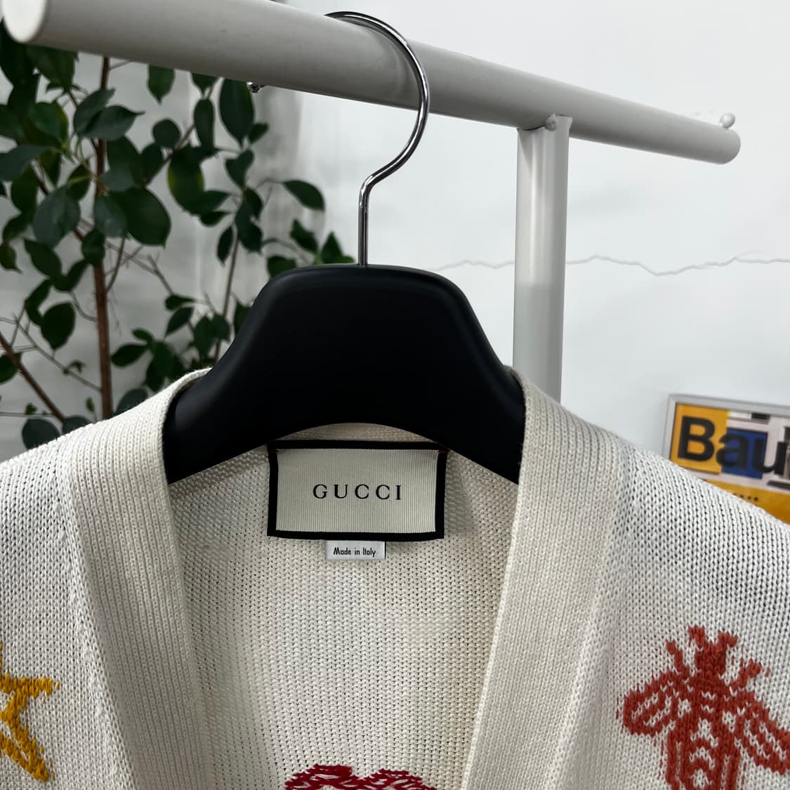 구찌 자카드 심볼 가디건 M 상품이미지3