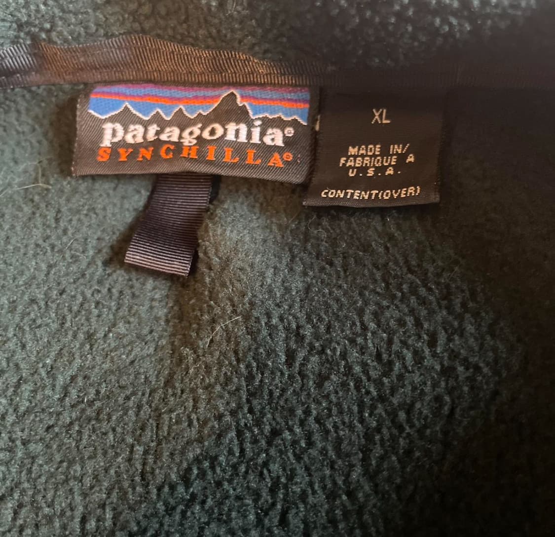 90’s 빈티지 Patagonia 신칠라풀집 프리스 Made in USA 상품이미지3