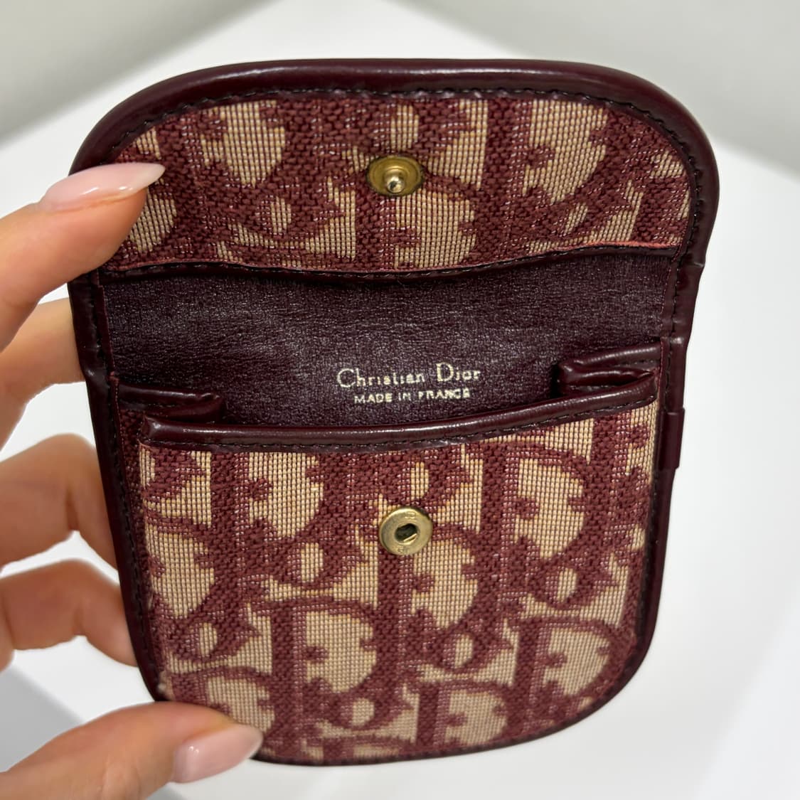 정품 디올 오블리크 빈티지 동전 지갑 상품이미지5