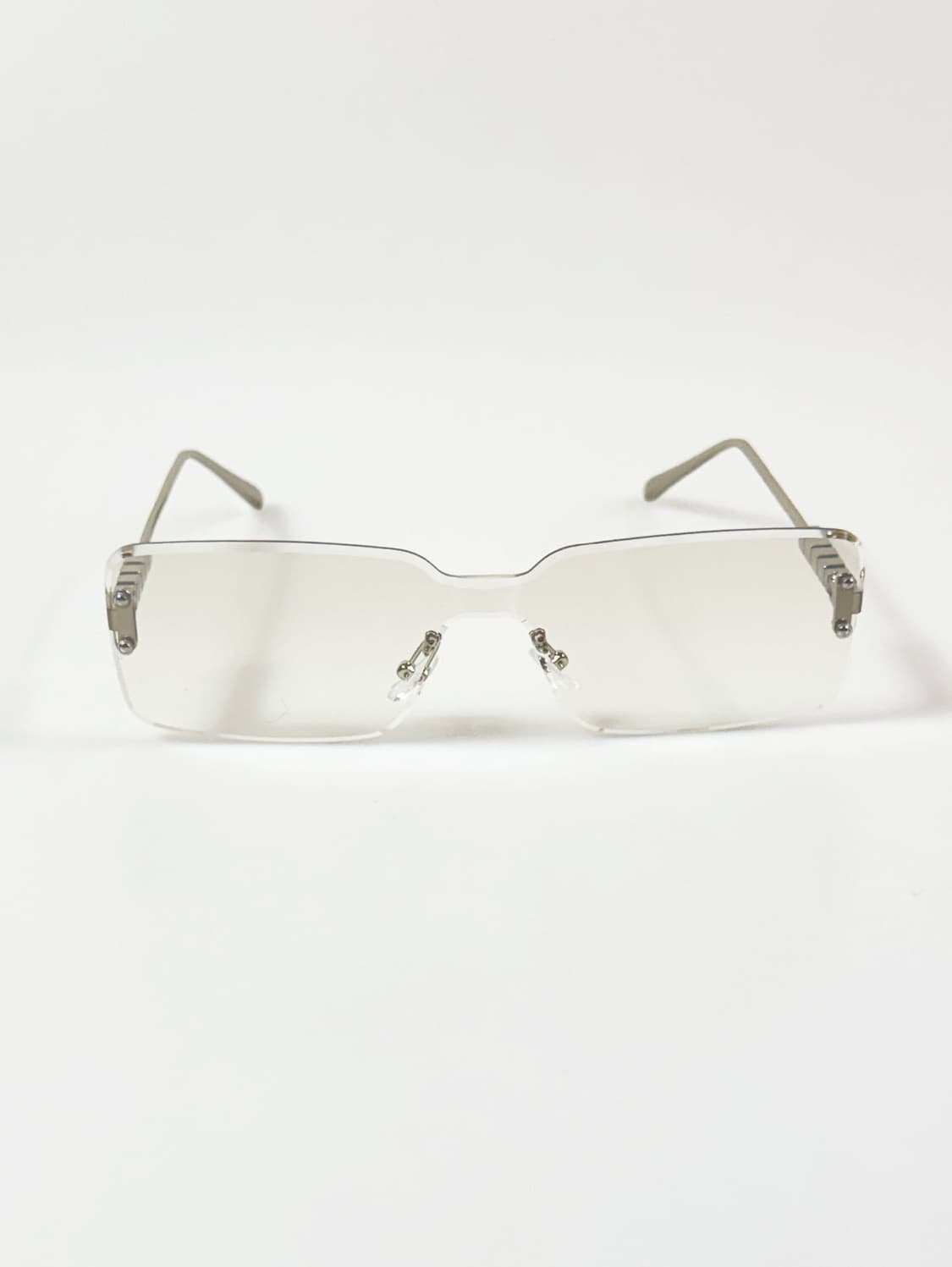 고글 무테 스퀘어 쉴드 프레임 빈티지 틴트 선글라스 상품이미지1