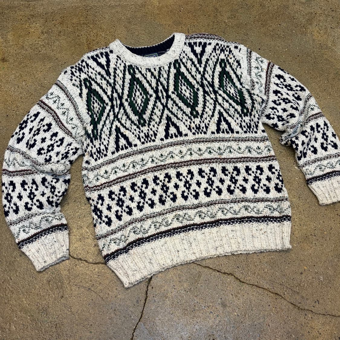 90s Made in USA 빈티지 챕스 랄프로렌 크리스마스 니트 상품이미지2