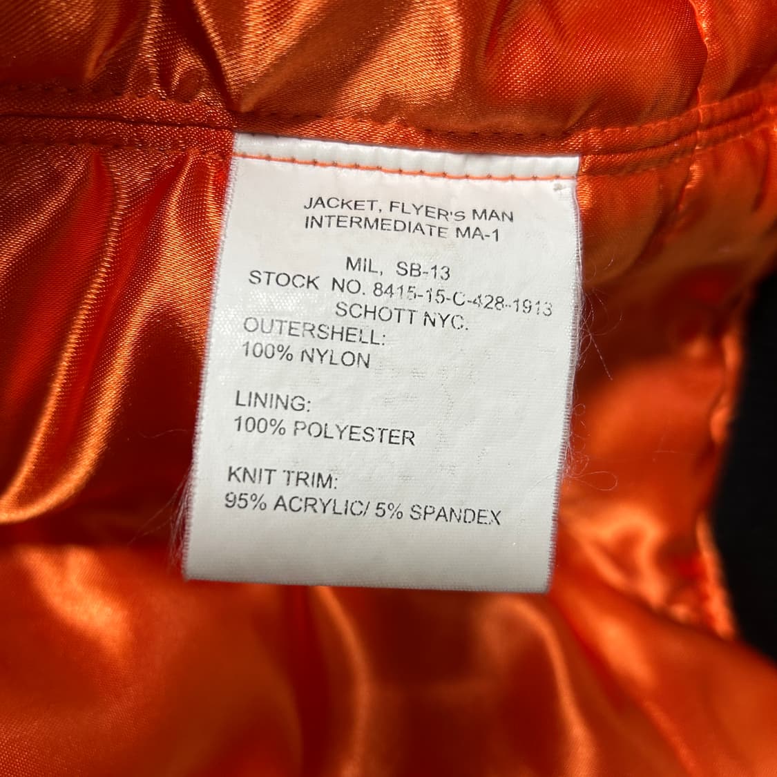 쇼트 패치워크 MA-1 항공점퍼 블랙 상품이미지8