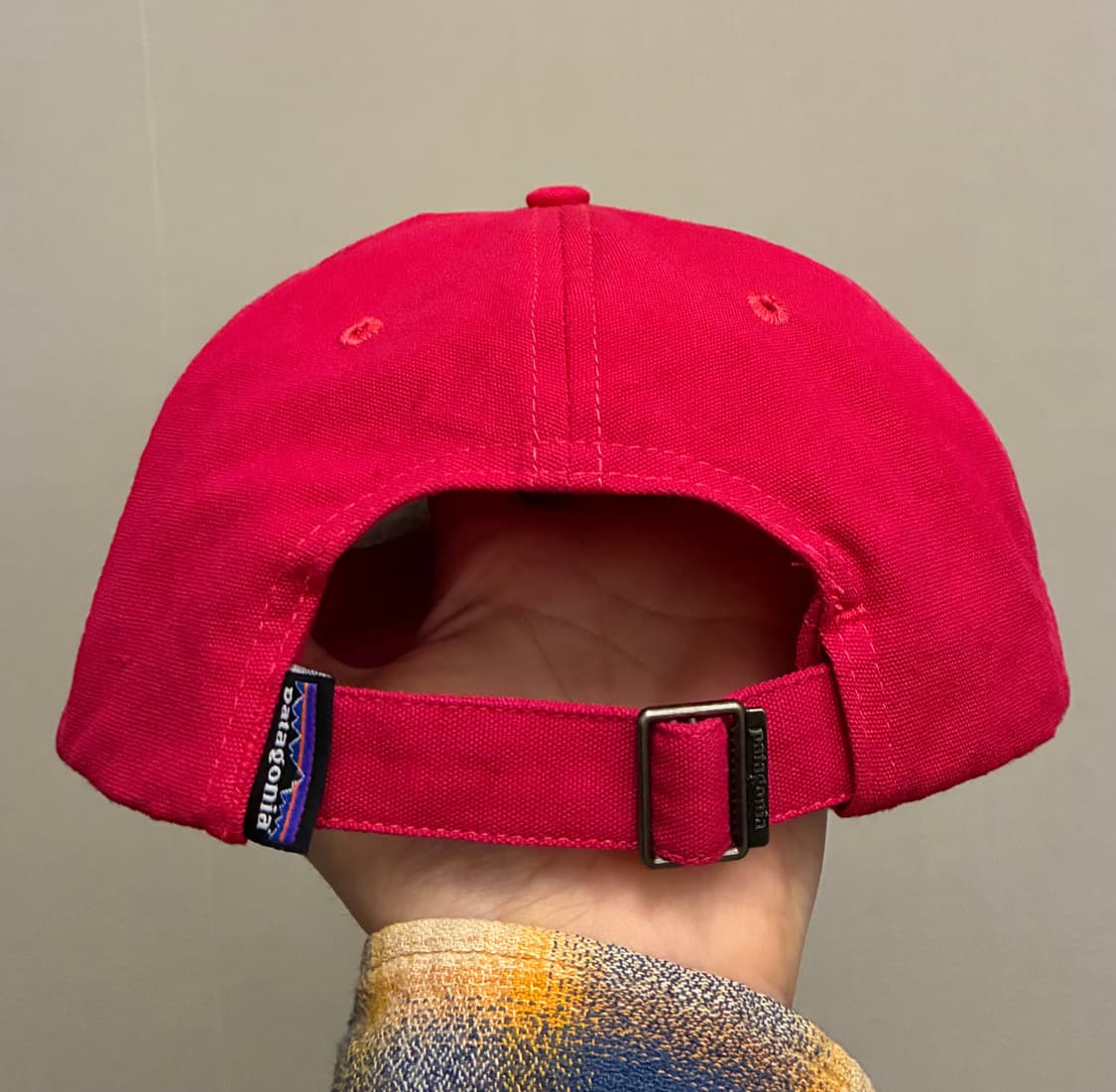 (F)파타고니아 p-6 레이블 트레드 라벨 볼캡 모자 핫핑크 상품이미지5