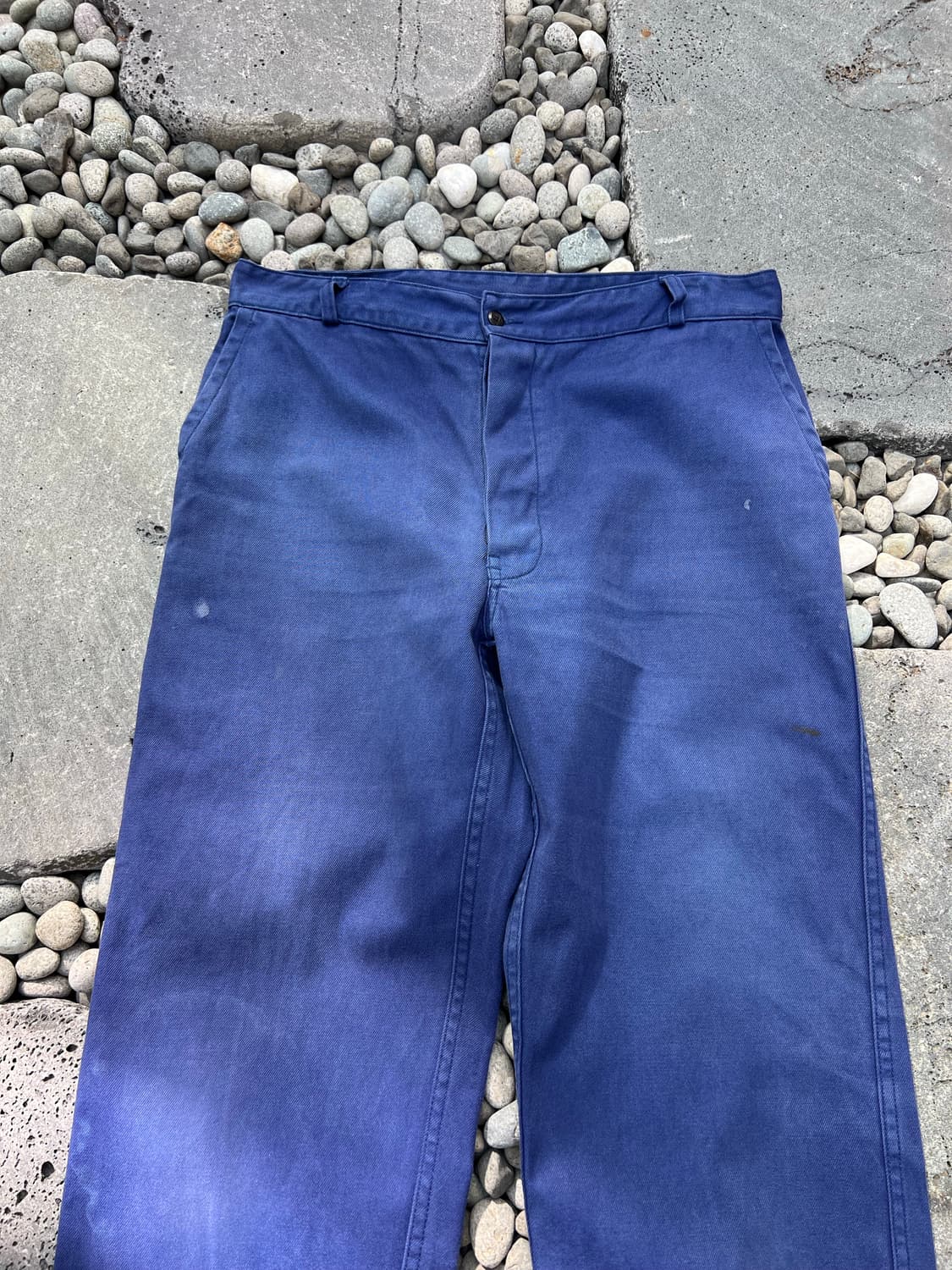 (33인치)OLD VINTAGE FADED BLUE 빈티지프렌치워크팬츠 상품이미지3
