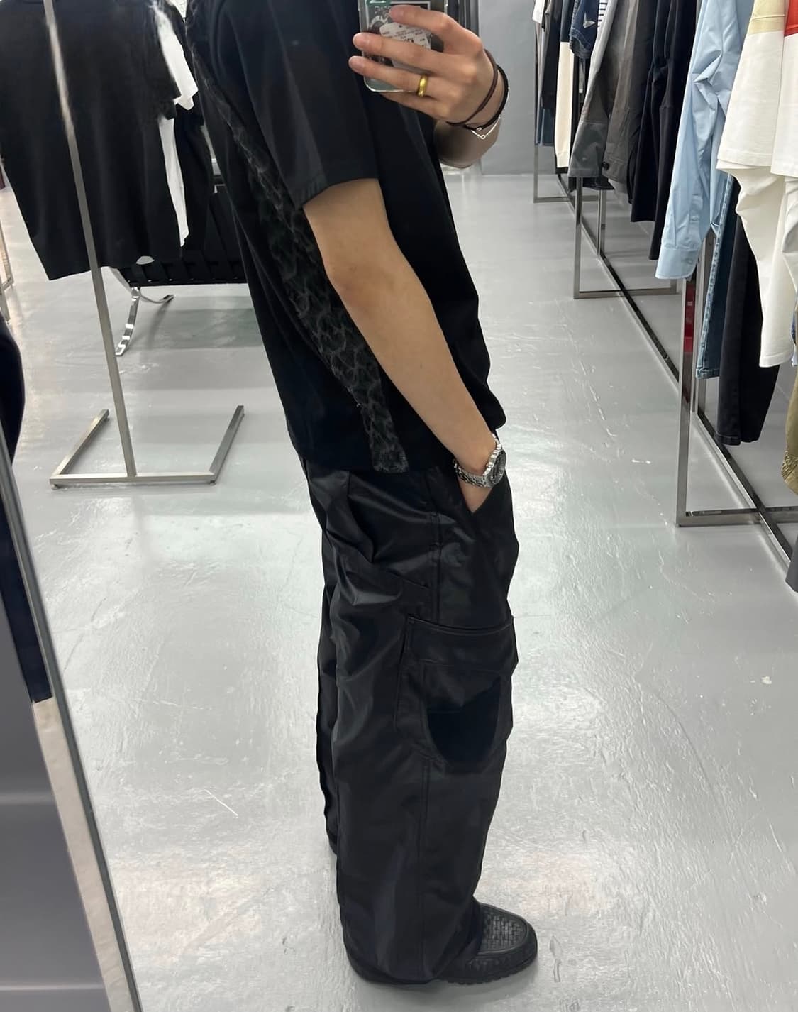 Xlim ep.7 04 trousers [Glossy Black] 상품이미지1