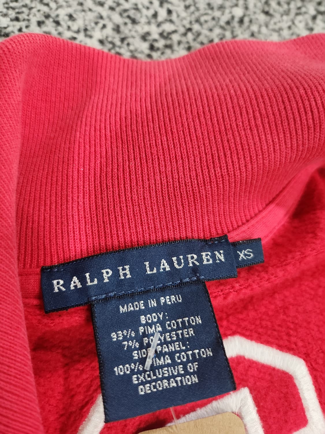 빅포니 자수와 USA 성조기 패치 집업 상품이미지5