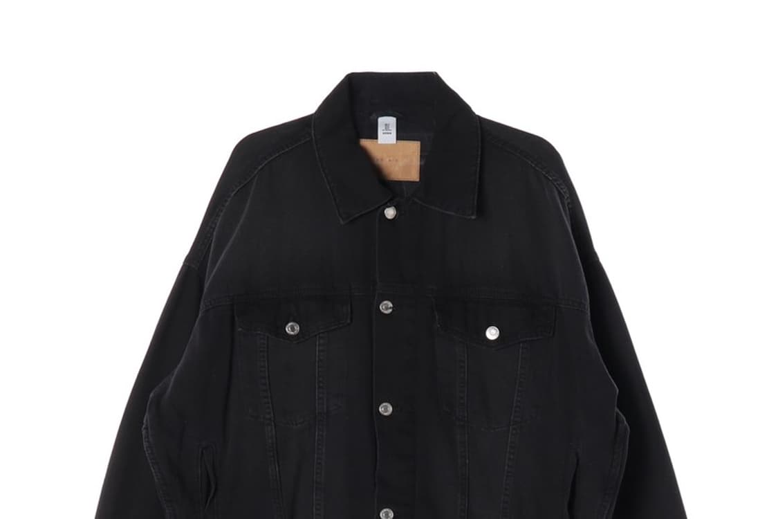 H&M 흑청 트러커 자켓 M 상품이미지3