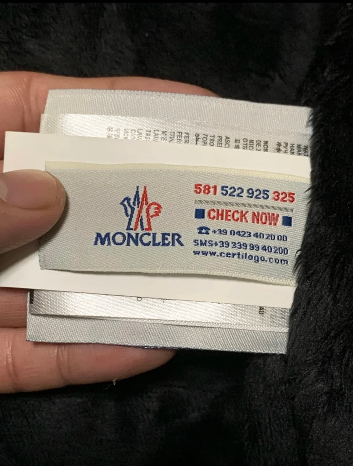 (새상품) 몽클레어 남성 블랙 봄버 자켓 XL 상품이미지4