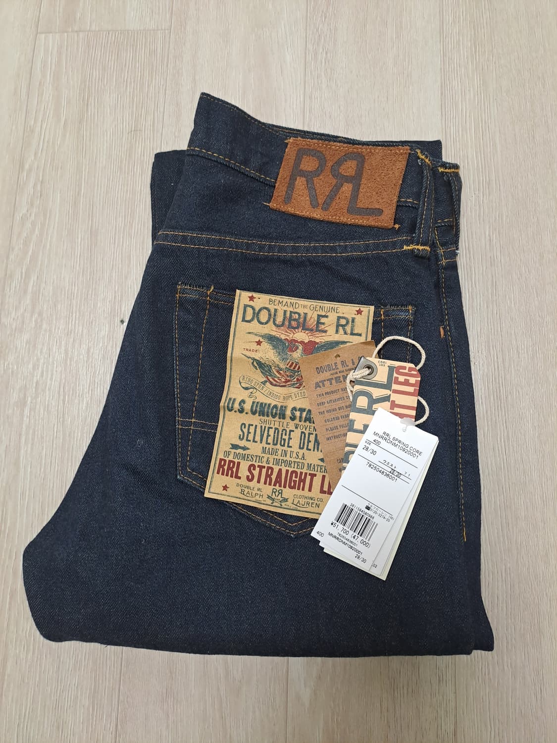 RRL 스트레이트 핏 원워시 28사이즈 상품이미지6