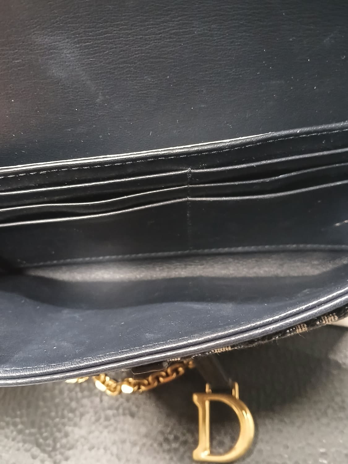 디올 오블리크 새들 체인 파우치 S5614CTZQ 상품이미지7