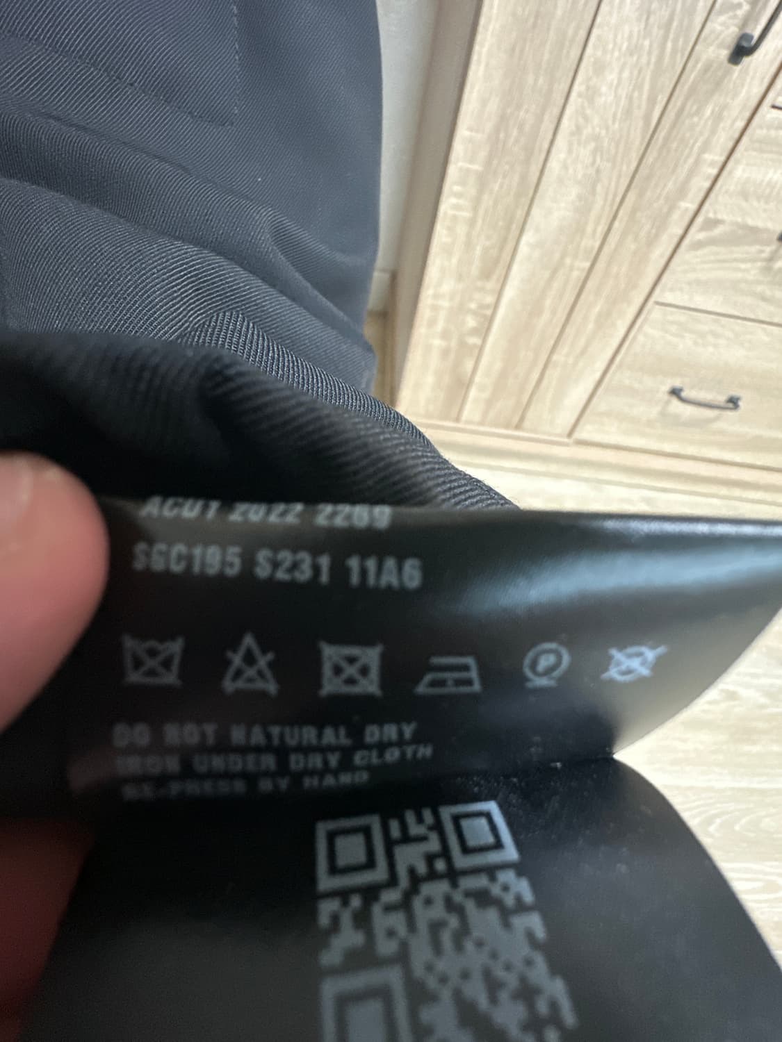 프라다 울후드 블루종자켓 SGC195 XL 판매합니다 상품이미지5