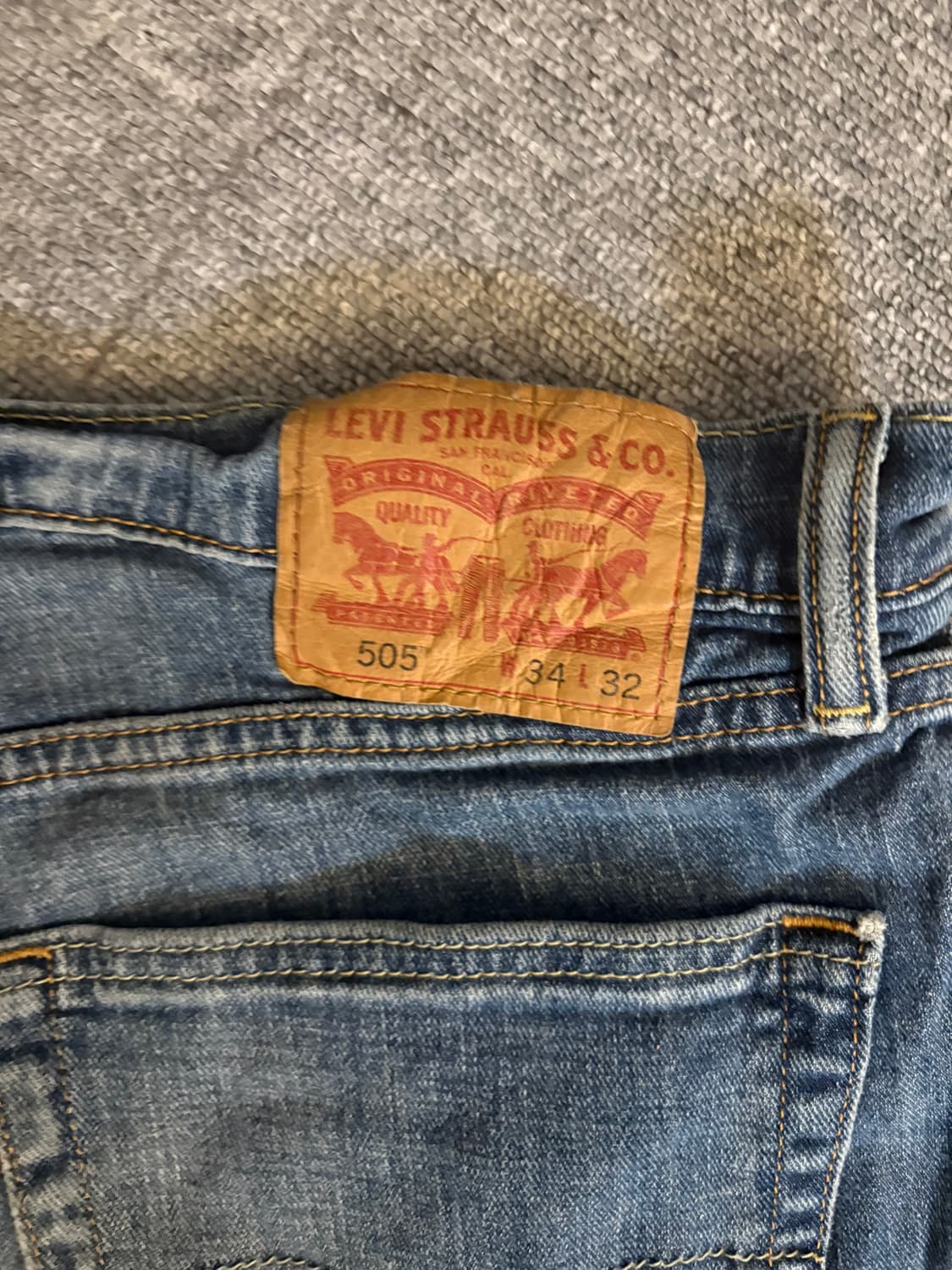 [W34 L32] 리바이스505 데님팬츠/5 상품이미지4