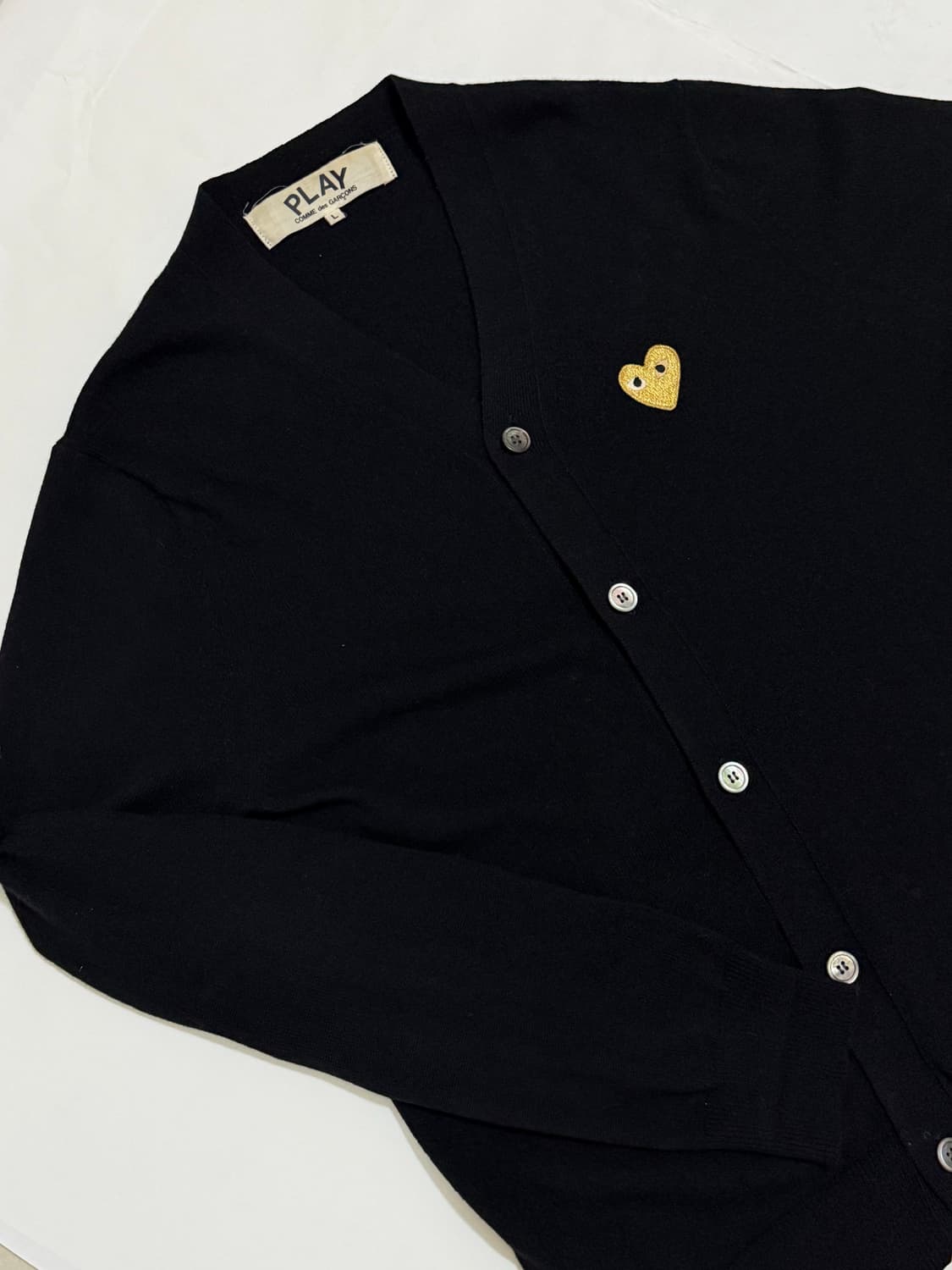 꼼데가르송 골드와펜 가디건 L 상품이미지1