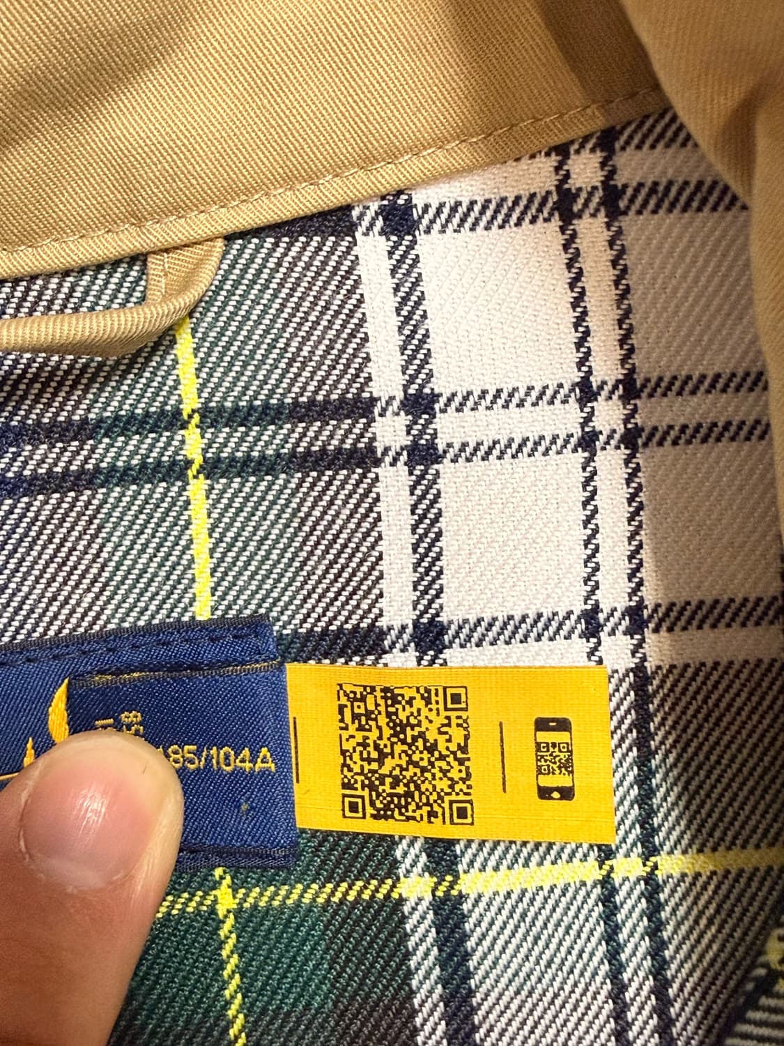 폴로랄프로렌 트윌자켓 바라쿠다 자켓 XL 베이지 바이스윙 상품이미지3