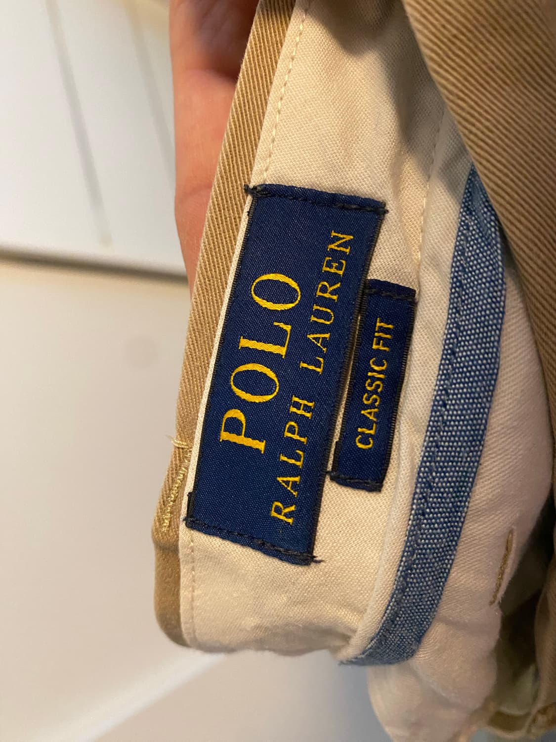 폴로 클래식 치노 36/30 베이지 신형탭 랄프로렌 상품이미지3
