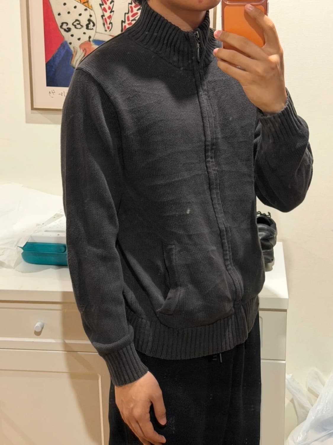 LL BEAN 엘엘빈 니트집업 상품이미지1