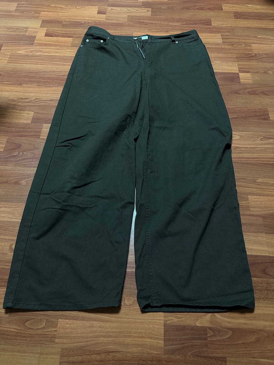 빈티지 브라운 와이드 팬츠 상품이미지1