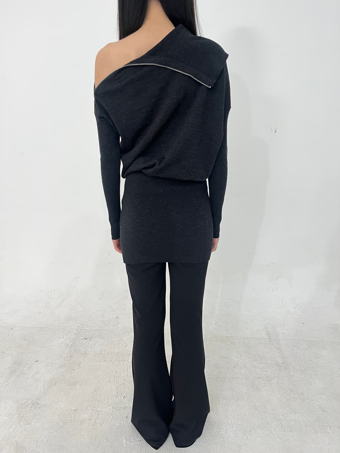 All saints unbal zipper knit opc 상품이미지7
