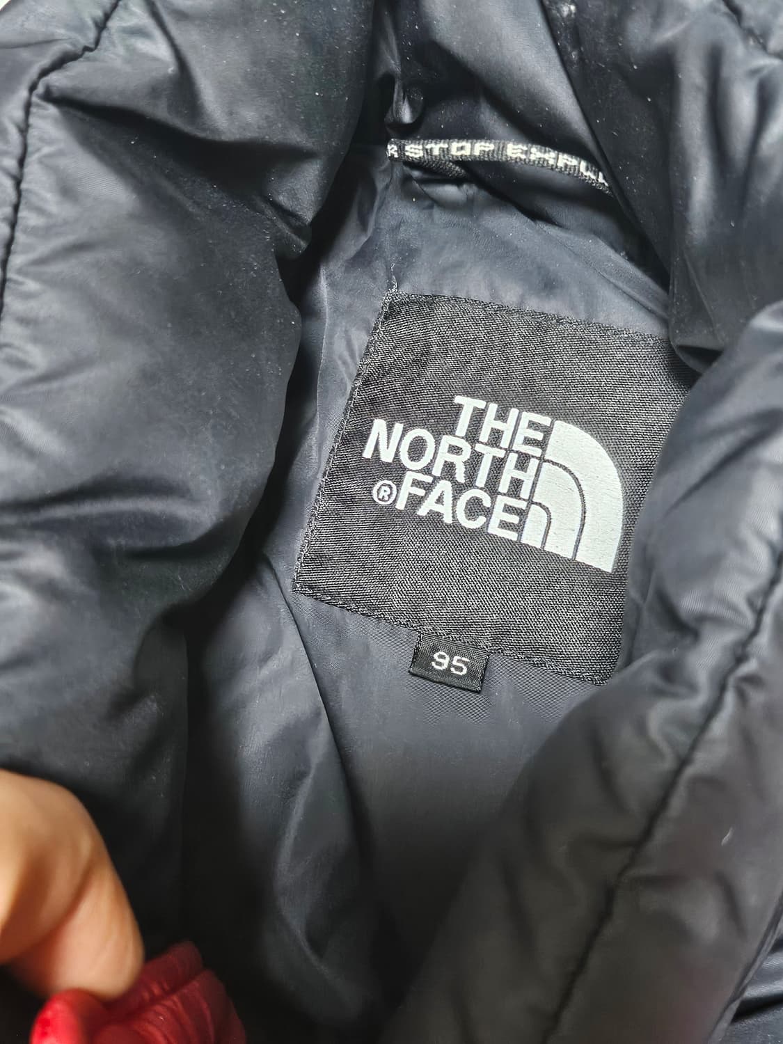 노스페이스 눕시 구스다운 700 패딩 자켓 검빨 95 상품이미지7