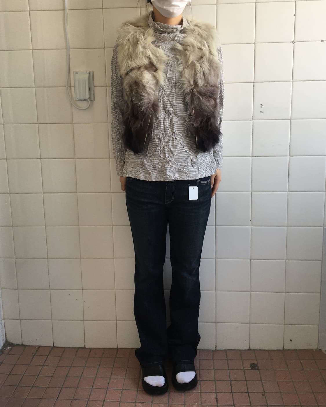 Fur vest 상품이미지1