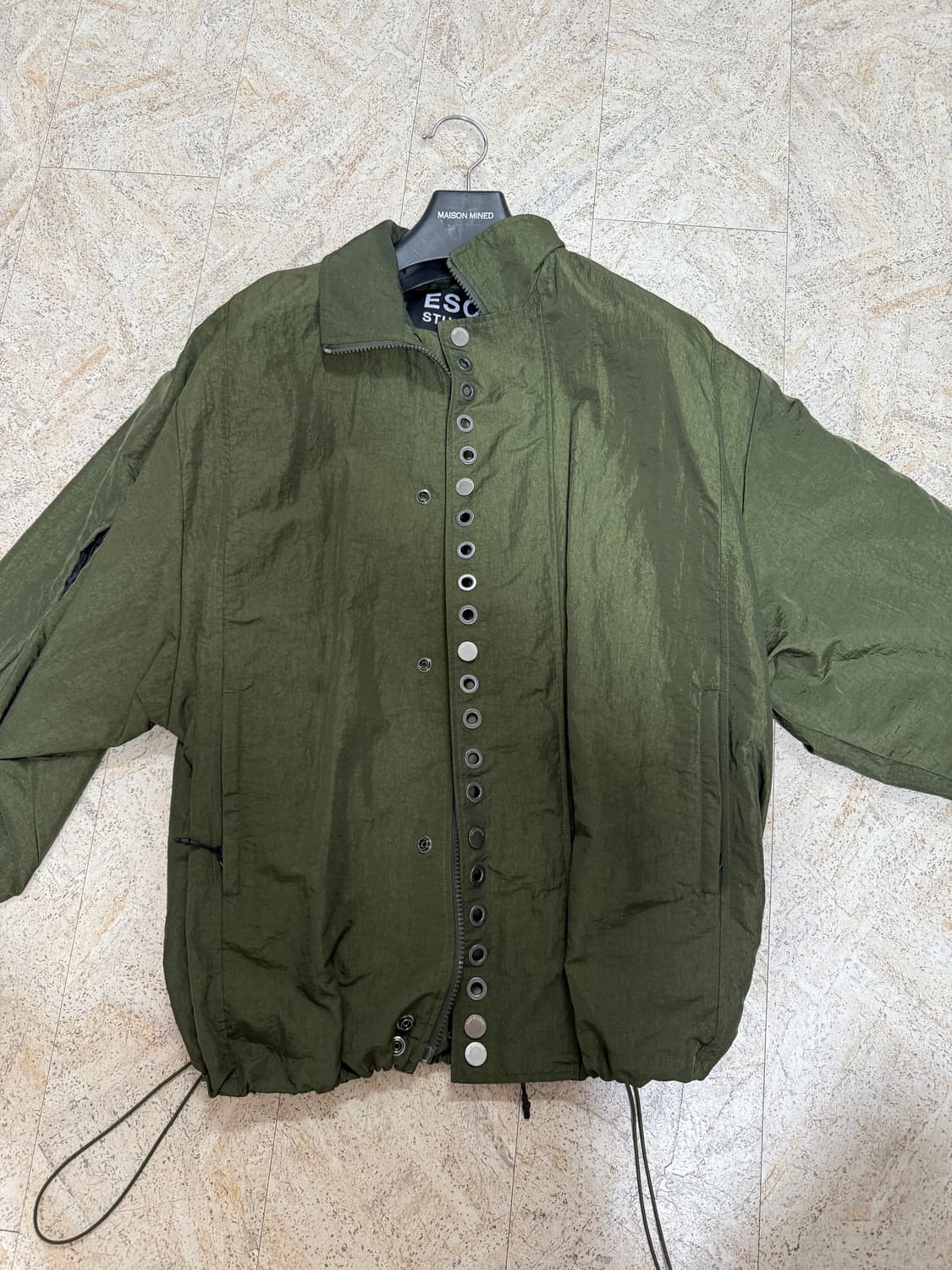 Esc studio 바이커 자켓 카키 상품이미지6