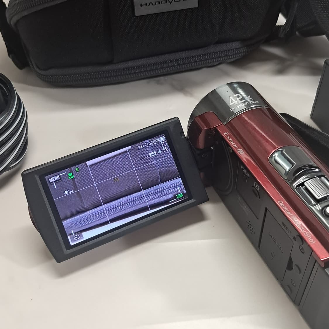 소니 디지털 핸디캠 HDR-CX130 / 빈티지 캠코더 상품이미지7