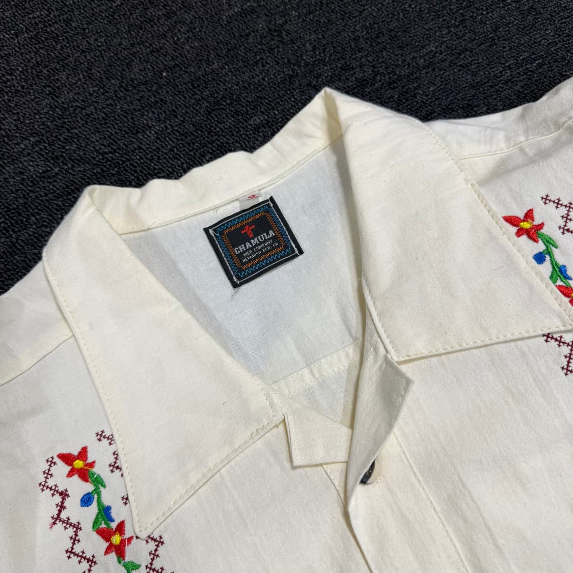 차뮬라 플라워 자수 셔츠 상품이미지8