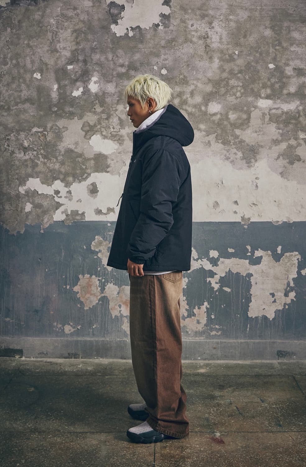 L) 필루미네이트 오버핏 심볼 로고 후드 패딩 블랙 상품이미지7