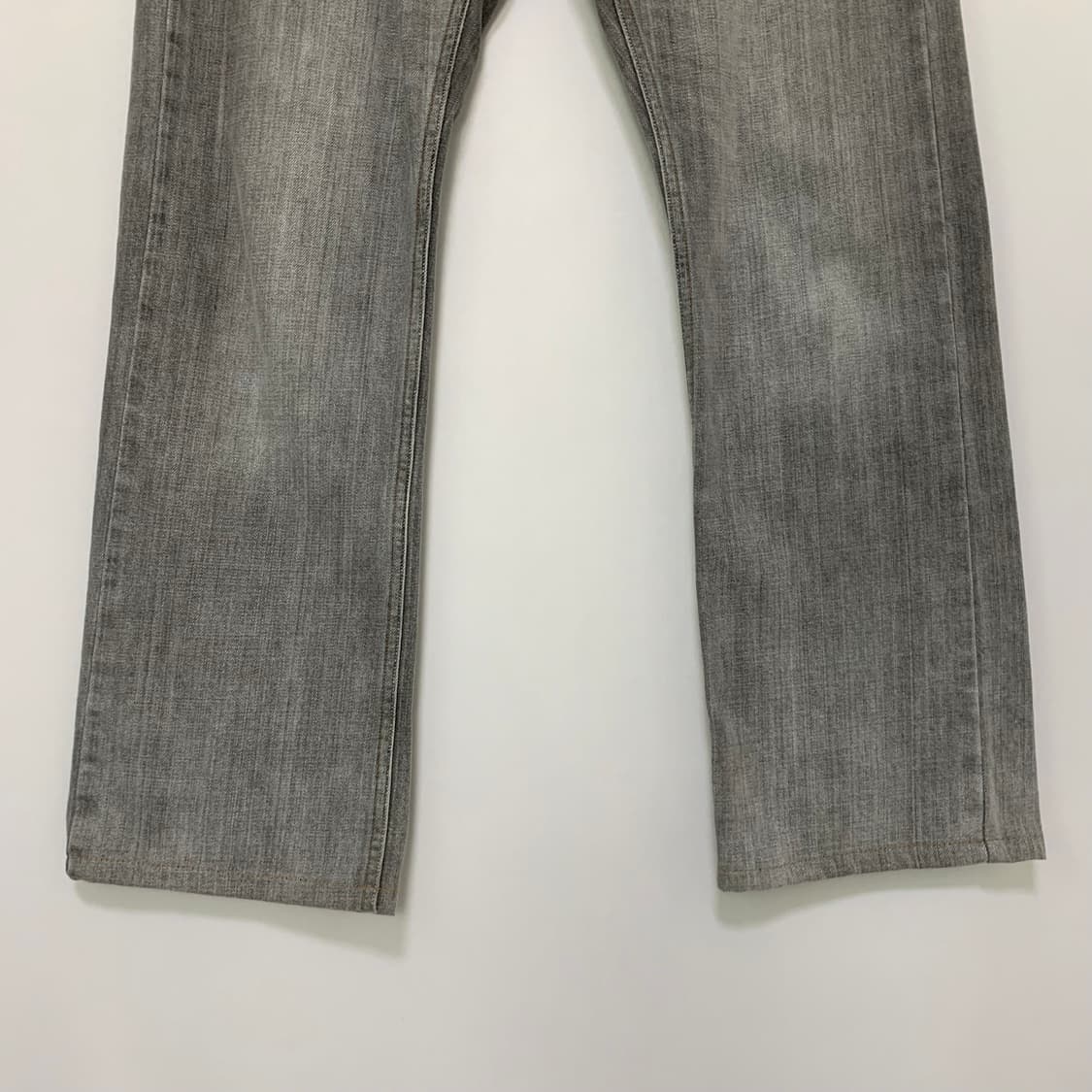 리바이스 514 슬림 스트레이트 그레이 워싱 데님팬츠 청바지 36인치 상품이미지3