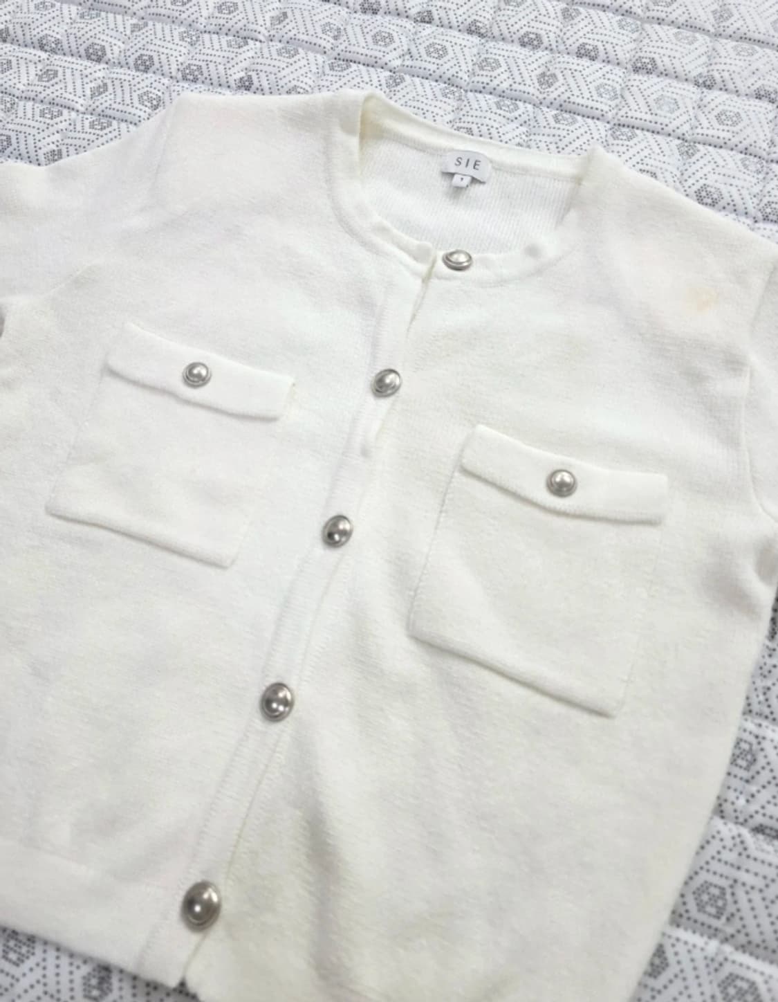 시에 클래시 포켓 가디건 크림 ~55 상품이미지3