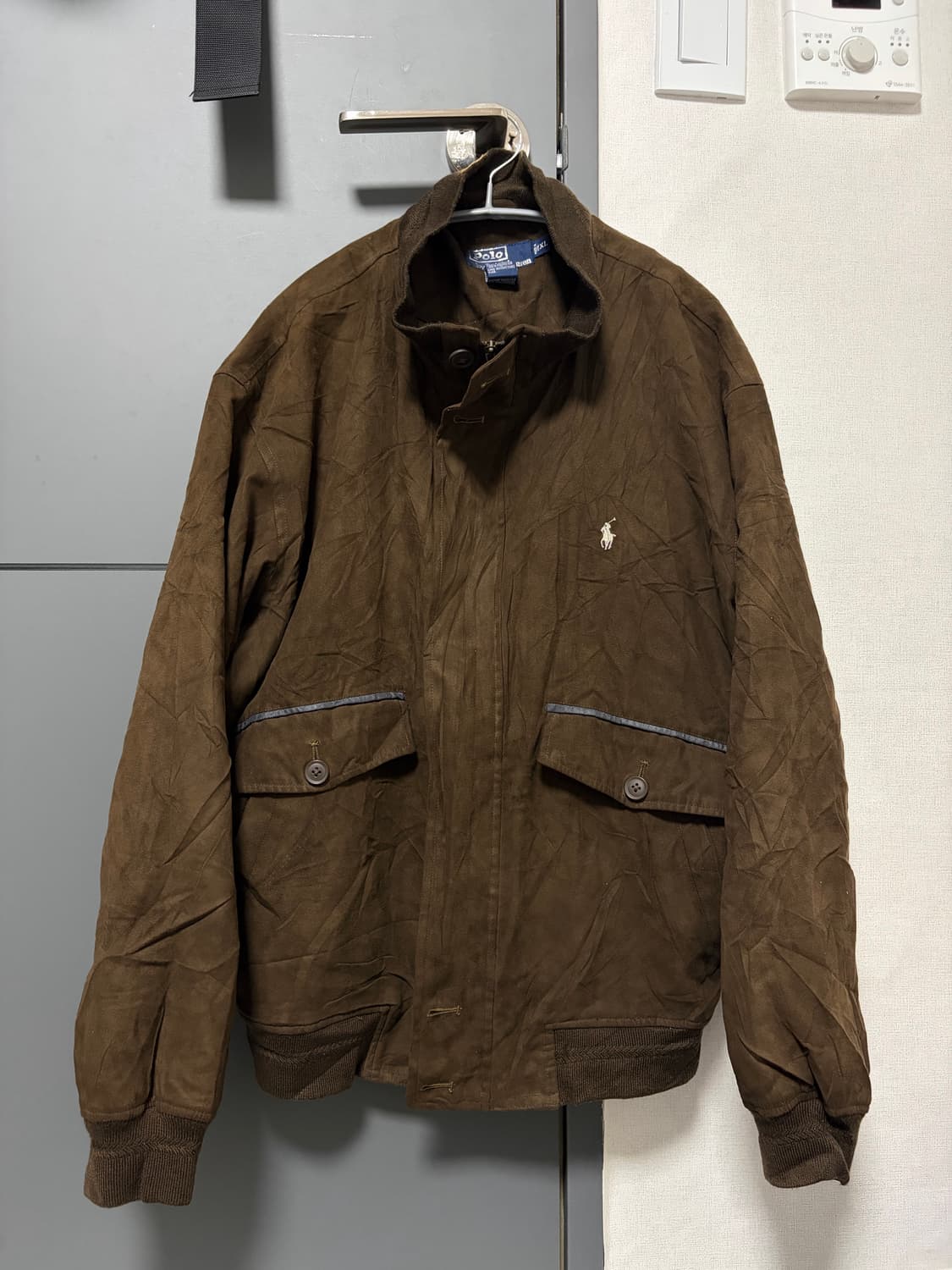 정리중) 폴로 랄프로렌 스웨이드 봄버 자켓 XL 상품이미지1