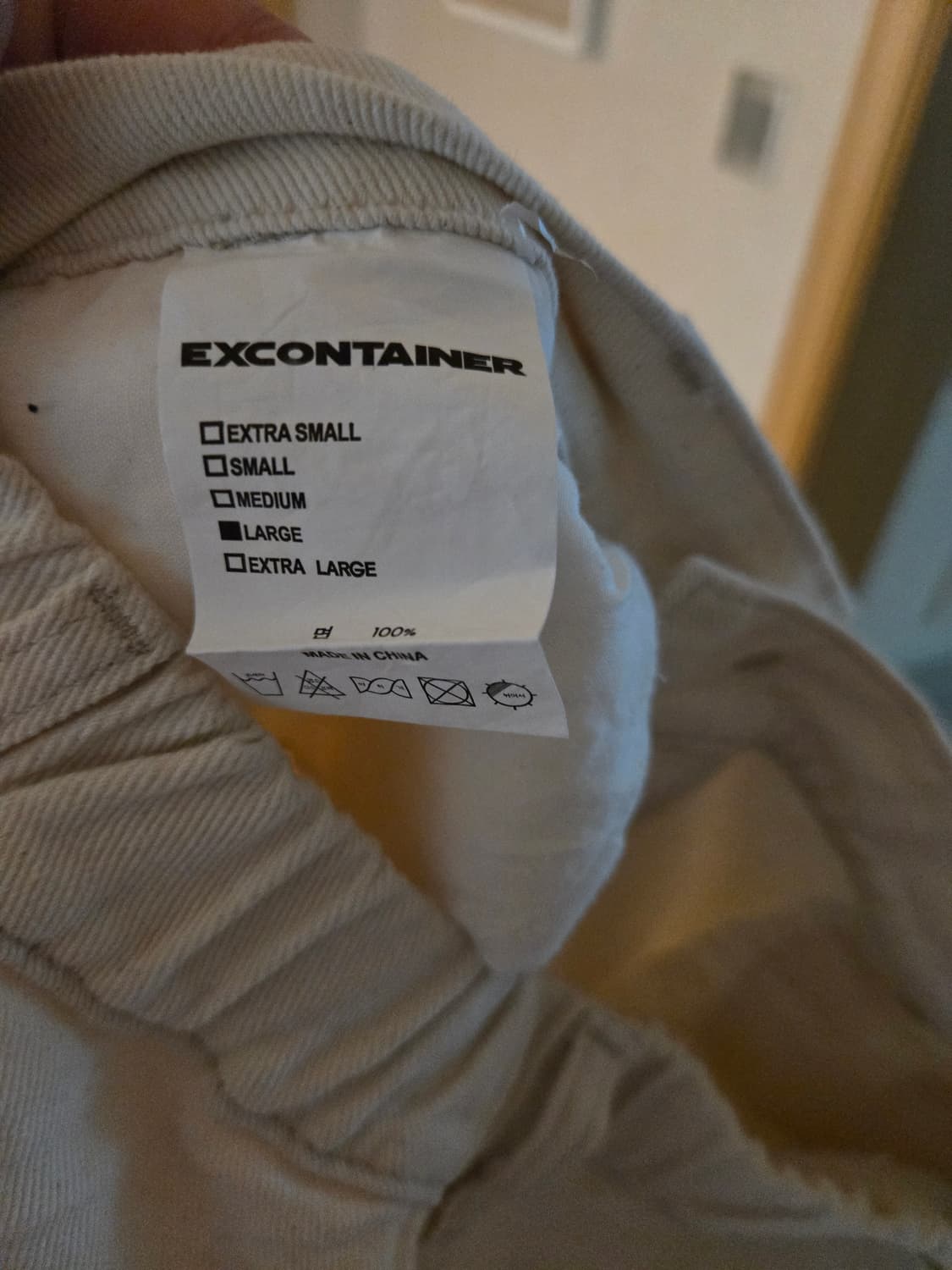 엑스컨테이너 카고 와이드진 32~34 상품이미지5