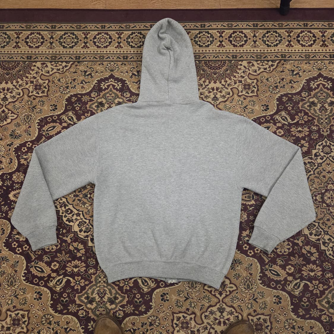 90s 빈티지 러셀 후드집업 그레이 M 상품이미지2